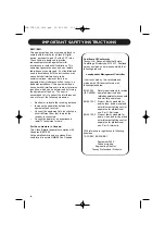 Preview for 4 page of Tannoy TDX-1 User Manual