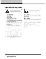 Предварительный просмотр 2 страницы Tannoy VLS 7 Operation Manual