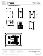 Preview for 11 page of Tannoy VQ 100 Technical Specifications