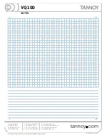Preview for 16 page of Tannoy VQ 100 Technical Specifications