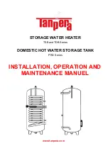 Предварительный просмотр 1 страницы Tanpera TDB Series Installation, Operation And Maintenance Manual