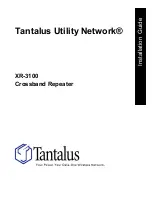 Предварительный просмотр 1 страницы Tantalus XR-3100 Installation Manual