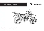 Tao Motor Dual Sport TBR7D Owner'S Manual preview