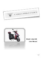 Tao Motor Libra 604 User Manual preview