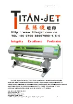 Preview for 1 page of Tao Tech Digital Technology Titan-jet 1901 Instruction Manual