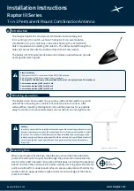 Taoglas Raptor III Series Installation Instructions preview