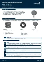 Preview for 1 page of Taoglas TGX.04 Series Installation Instructions