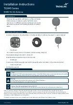 Preview for 1 page of Taoglas TGX45 Series Installation Instructions