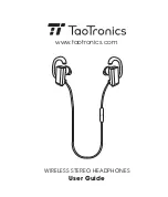 TaoTronics TT-BH031 User Manual предпросмотр