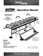 TAPCO TOOLS MAX-I-MUM II Operation Manual предпросмотр