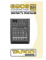 Tapco 6306 Owner'S Manual preview