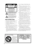 Preview for 2 page of Tapco Juice J-1400 Owner'S Manual