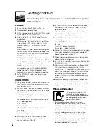 Preview for 4 page of Tapco Juice J-800 Owner'S Manual