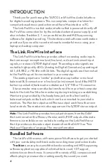 Preview for 4 page of Tapco Link.FireWire Owner'S Manual