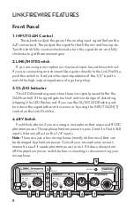 Preview for 8 page of Tapco Link.FireWire Owner'S Manual