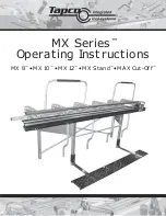 Preview for 1 page of Tapco MAX Cut-Off Operating Instructions Manual