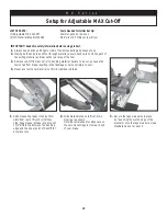 Preview for 10 page of Tapco MAX Cut-Off Operating Instructions Manual