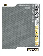 Tapco Mix 260FX User Manual preview