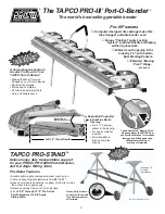 Preview for 2 page of Tapco Port-O-Bender PRO-III Operation Manual