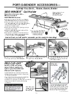 Preview for 12 page of Tapco Port-O-Bender PRO-III Operation Manual