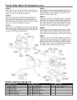 Preview for 5 page of Tapco Port-O-Slitter General Instructions, Set Up, Accessories And Manual To Using