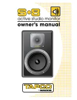 Tapco S8 Owner'S Manual preview