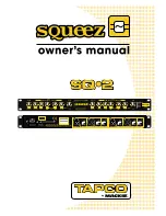 Tapco Squeez SQ2 Owner'S Manual preview