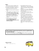 Предварительный просмотр 12 страницы Tapco SW-10 Owner'S Manual