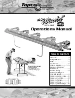 Tapco Windy SP PORT-O-BRAKE Operation Manual preview