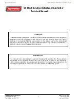 Preview for 1 page of Tapeswitch C6 Technical Manual