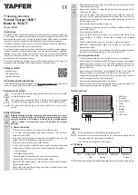 Предварительный просмотр 1 страницы TAPFER 10000 T Operating Instructions