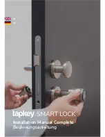 Preview for 1 page of Tapkey Smart Lock Installation Manual