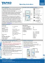 Preview for 1 page of TAPKO SIM-KNX DINRAIL Operating Instructions