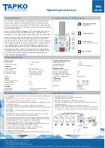 Предварительный просмотр 1 страницы TAPKO TIO4 SECURE Operating Instructions