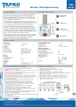 Предварительный просмотр 2 страницы TAPKO TIO4 SECURE Operating Instructions