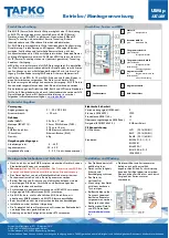 Предварительный просмотр 2 страницы TAPKO UIMip SECURE Operating Instructions