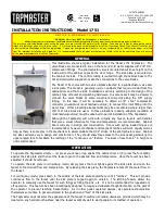 Preview for 1 page of Tapmaster 1751 Installation Instructions