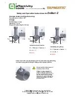 Preview for 7 page of Tapmatic effectivity tools DeBurr-Z Safety And Operation Instructions