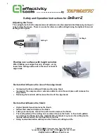 Preview for 8 page of Tapmatic effectivity tools DeBurr-Z Safety And Operation Instructions