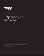 Preview for 1 page of Tapp Tapplock lite User Manual