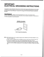 Preview for 7 page of Tappan TMT106T1B1 Owner'S Manual