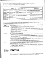 Preview for 40 page of Tappan TMT106T1B1 Owner'S Manual