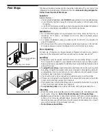 Preview for 4 page of Tappan TRS20WRHW5 Owner'S Manual