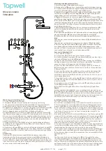 Preview for 3 page of Tapwell Les 8300 Installation Instructions Manual