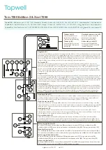 Предварительный просмотр 2 страницы Tapwell Xcol 7269 Installation Instructions Manual