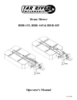 Tar River BDR-135 Operator'S Manual preview