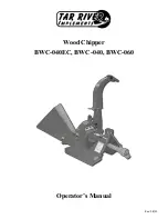 Tar River BWC-040 Operator'S Manual preview
