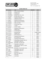 Preview for 48 page of Tar River PRZ-5500 User Manual, Spare Parts Catalog, Warranty