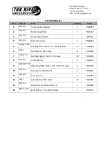 Preview for 54 page of Tar River PRZ-5500 User Manual, Spare Parts Catalog, Warranty