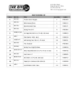 Preview for 56 page of Tar River PRZ-5500 User Manual, Spare Parts Catalog, Warranty